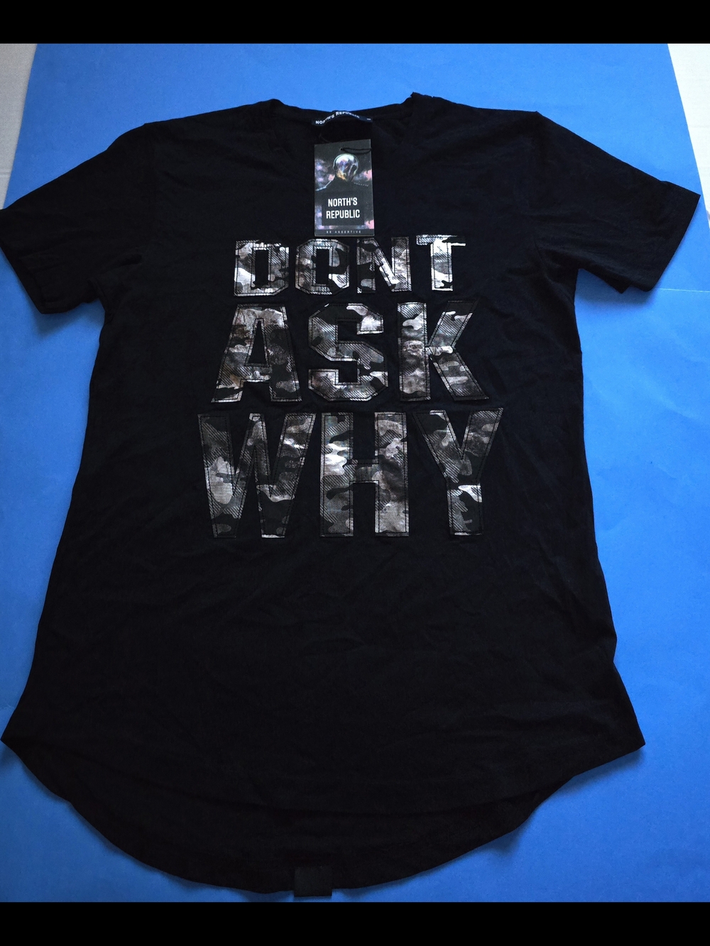 🖤 North’s Republic “DON’T ASK WHY” Graphic Tee 🖤Brand new Womens Medium